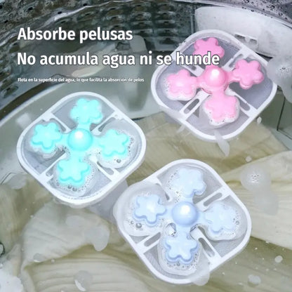 🌀6 piezas 25€✨ Filtro Flotante para Lavadora – Atrapa Pelusas, Cabellos y Pelos de Mascota en Cada Lavado 🧺