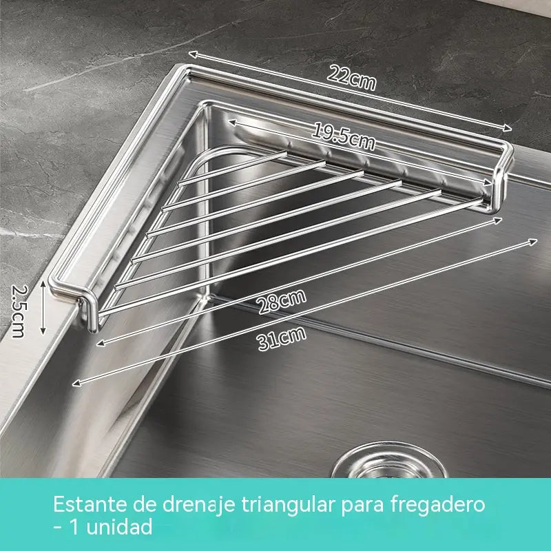 🔥【Compra 1 y llévate 1 gratis】Escurridor de fregadero que ahorra espacio