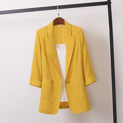 【M-4XL】Nueva chaqueta de talla grande para mujer 2026, informal y versátil.
