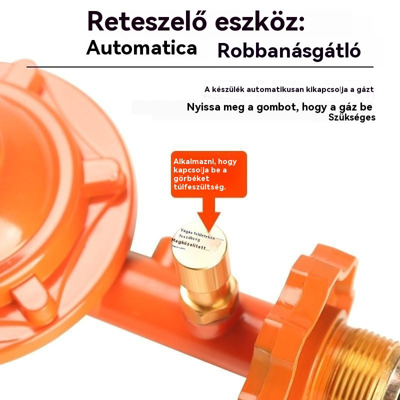 💥🏡Robbanásbiztos gáznyomásmérő nyomáscsökkentővel💥