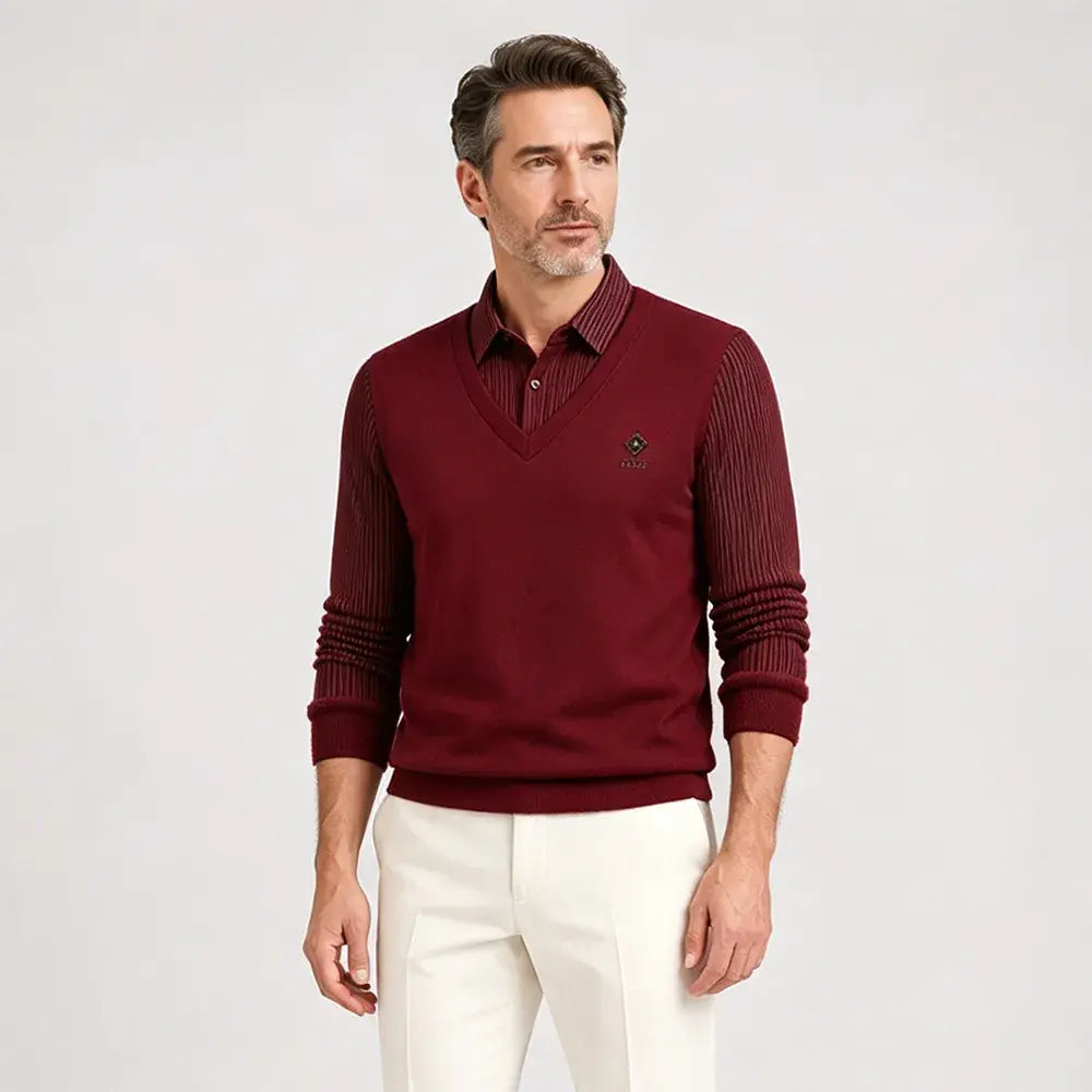 【50%OFF】🔥(M-4XL) Top térmico todo en uno de dos piezas de cachemir premium para hombre