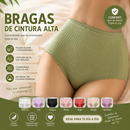 😍(8 piezas por 28euros) 💖Último día con 50 % de descuento: bragas antibacterianas impermeables de cintura alta