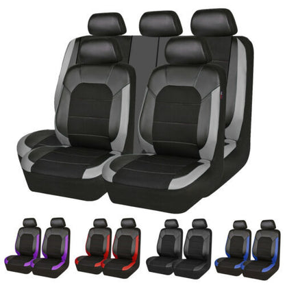 【Compra uno y llévate otro gratis】🔥Gran oferta🔥Funda universal de cuero suave para asiento de coche de cuero empalmado🚗🚗