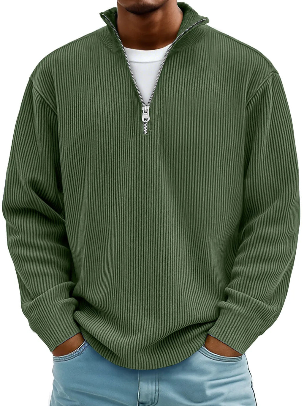 🔥【S-5XL】Nueva sudadera de hombre con cuello alto, otoño/invierno 2026_4216023