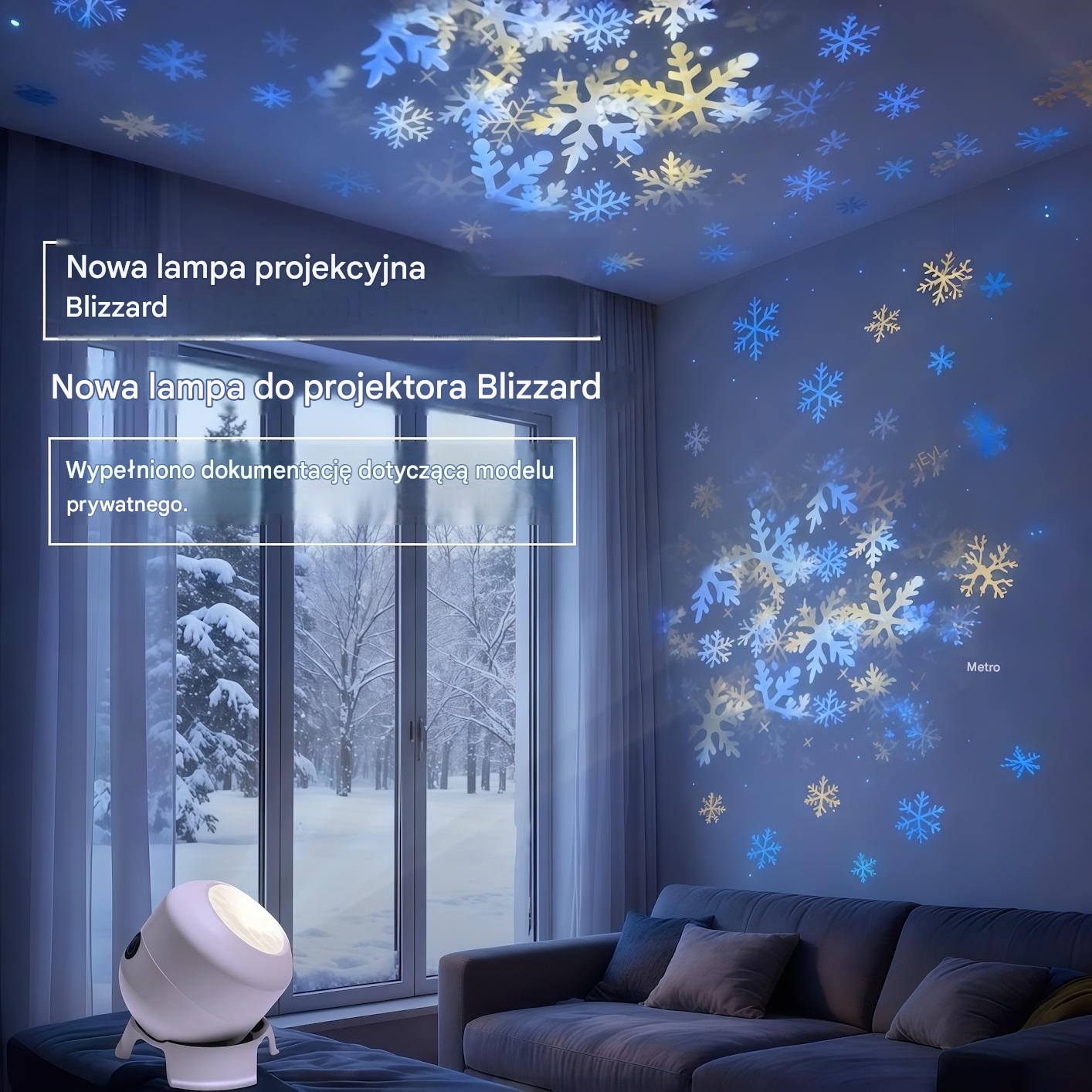 Dynamiczny, obrotowy projektor LED_4302182