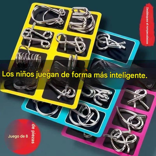 【Oferta por tiempo limitado: 50% de descuento】Juguetes educativos para niños, hebilla de inteligencia