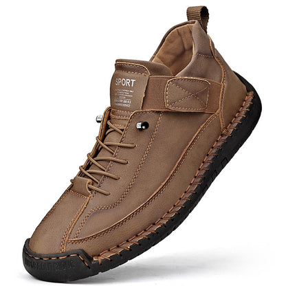 【30% OFF】【38-48】Casual υποδήματα υπαίθρια ρούχα εργασίας ραμμένα παπούτσια ανδρών