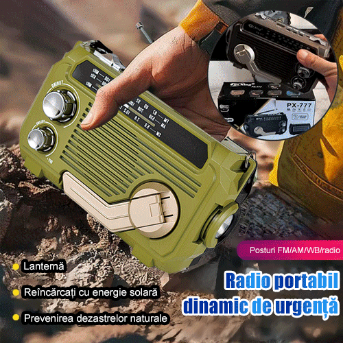 🏕️Přenosná multifunkční AM rádiová svítilna