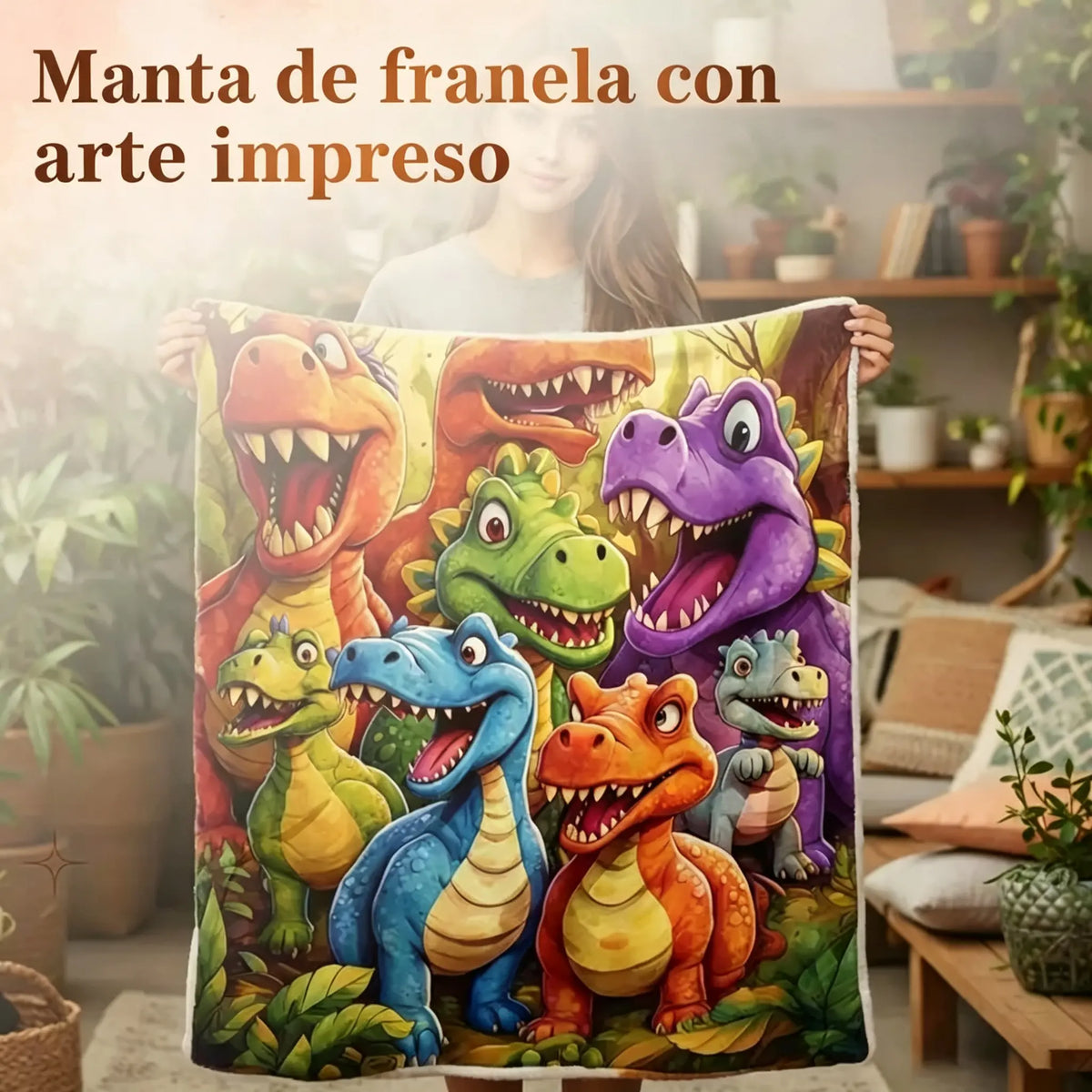 🔥 Tela de franela a cuadros con estampado artístico (disponible en varios tamaños)