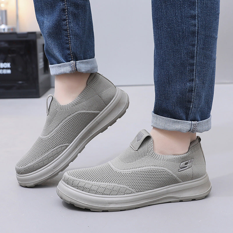 🏆【39-45】Męskie, codzienne, odporne na zużycie, pojedyncze buty z miękką podeszwą, uniwersalne, wsuwane buty męskie_4195104