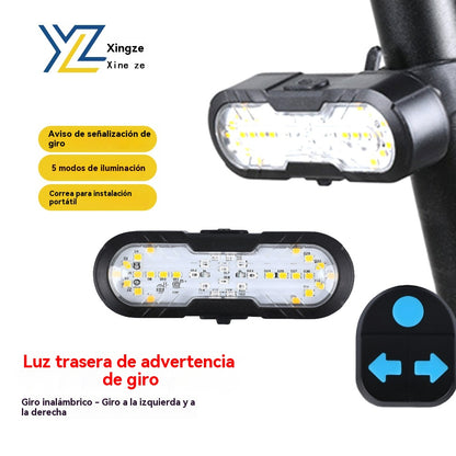 🚴Nueva bocina inalámbrica multifuncional con intermitentes a control remoto