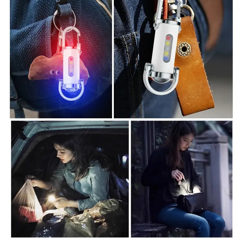 🔥Compra 1 y llévate 1 gratis🔦Linterna multifuncional mini súper brillante, 8000 lúmenes, resistente al agua💦