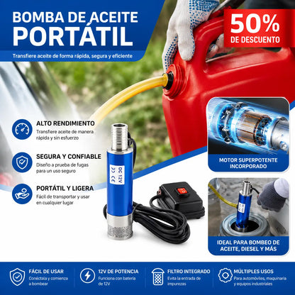 【Bomba de aceite eléctrica】Nueva bomba de aceite con batería de litio Denaqi, 21 V, bomba de aceite y agua de doble uso, batería de litio