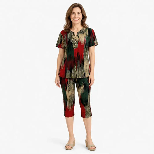【Camisa + Pantalón】🔥Compra uno y llévate otro gratis🔥 Conjunto ligero para mujer
