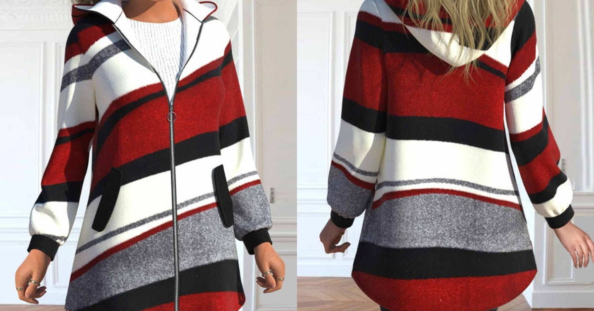 【S-3XL】🔥 Žhavá nová zimní dámská bunda s kapucí