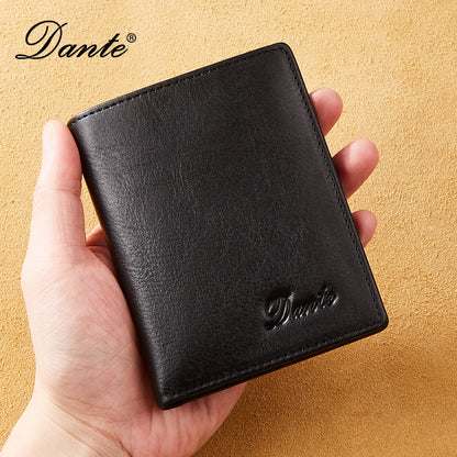 ¡Último día con 50% de descuento! 👝✨ Nueva cartera antirrobo de cuero genuino para hombre_4203379