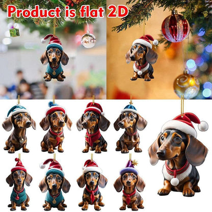 🎄【18 sztuk】🐕 Ozdoby choinkowe w kształcie szczeniąt