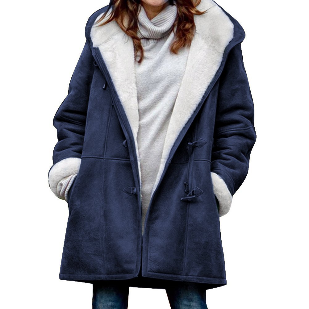 🐏🥼💖【Nueva colección de invierno 43% de descuento】2025 Abrigo de mujer elegante y cálido de ante con forro polar, S-5XL, abrigo de invierno/para el día a día_4206157