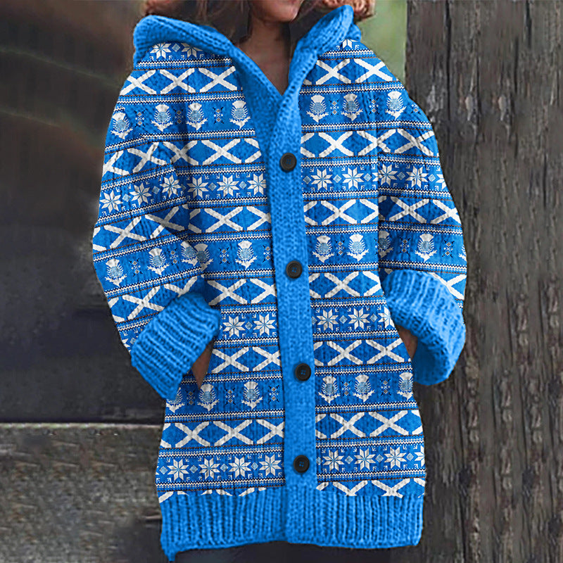 🥰Nowy wygodny wełniany kardigan w stylu retro_4181268