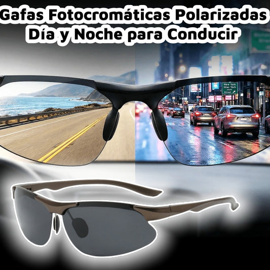 【¡50% de descuento!】🕶️ Gafas Fotocromáticas Polarizadas Día y Noche para Conducir 🚗4301144