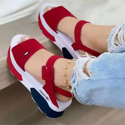 🔥【Rozmiary 35-43】Nowe damskie sandały na platformie_4273724