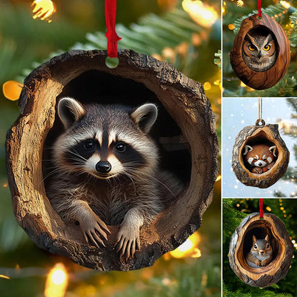 【10 kusů】🎄Dekorace na vánoční stromeček zvířátka. drobné zvířecí ozdoby_3823615