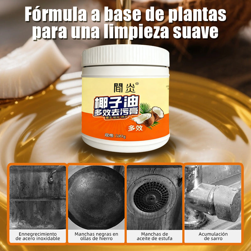 🔥【Compra 1 y llévate 1 gratis】Crema limpiadora doméstica multifuncional para limpiar aceite, óxido y sarro.