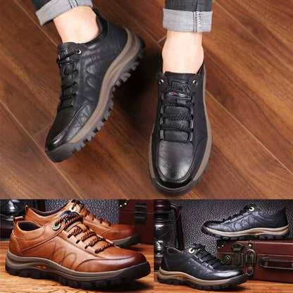 👞【39-48】Zapatos Cuero Casual Hombre/Mujer - Impermeables y Antideslizantes
