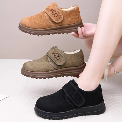 🏆50% de descuento🔥【Tallas 36-41】Botas de invierno cortas para mujer: elegantes, con suelas suaves aptas para la nieve.