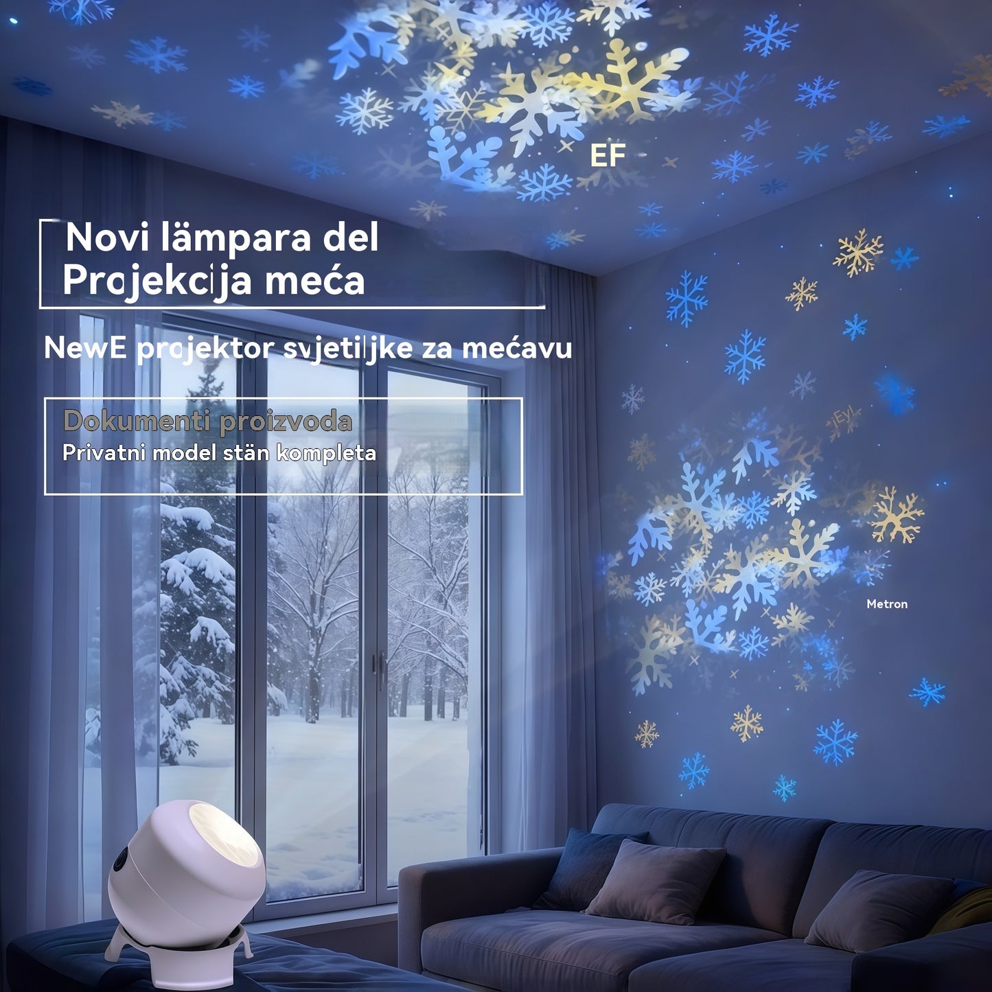 Dinamični vrtljivi LED projektor_4315449