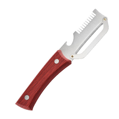 ✅Compra 1 y llévate 1 gratis (2 artículos) 🧅🔪 Pelador de cocina multifuncional 3 en 1: ¡Pela, corta y abre botellas! 🔥