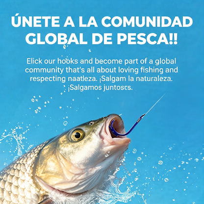 🔥 Compra 1 y llévate 1 gratis ❤️‍🔥 (20 unidades)Anzuelos de Pesca Dobles Clásicos Ultra Afilados