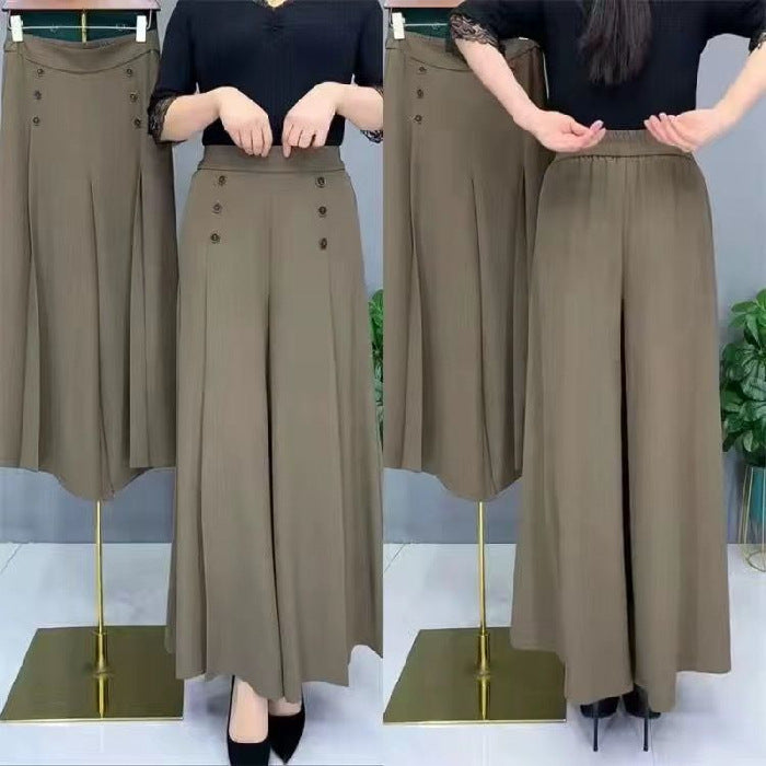 💖【M-5XL】 Módní dámská sukně s širokým pasem a vysokým pasem