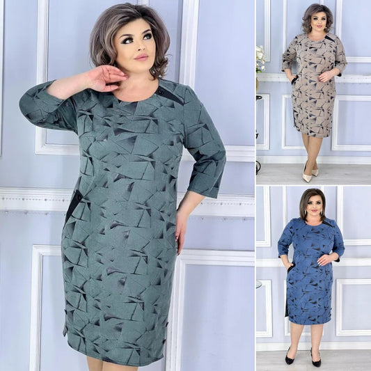【🏆️Žhavý výprodej】🌷 [S-5XL] 2025 Nové elegantní šaty s potiskem