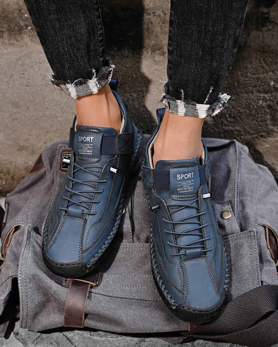 🔥【50% OFF】【38-48】Ležérní pánská obuv pro volný čas, pracovní obuv, outdoorová obuv, šitá obuv -3910742