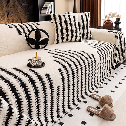 🛋️Különleges ajánlat: 🎉Puha és csúszásmentes plüss kanapéhuzatok🍂【180*150cm】_4193070
