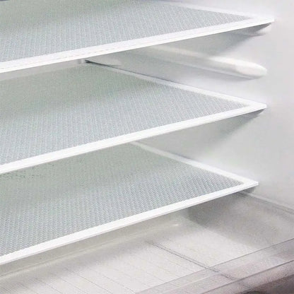 8 piezas por 26 euros-🧊🛡️ Protectores impermeables para estantes de refrigerador — Antideslizantes, fáciles de limpiar y aptos para contacto con alimentos — Mantén los estantes ordenados y frescos ✨