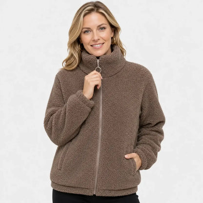😍 ¡A mitad de precio! 【M-4XL】Chaqueta polar de invierno, chaqueta gruesa con forro de borreguillo, chaleco cálido.