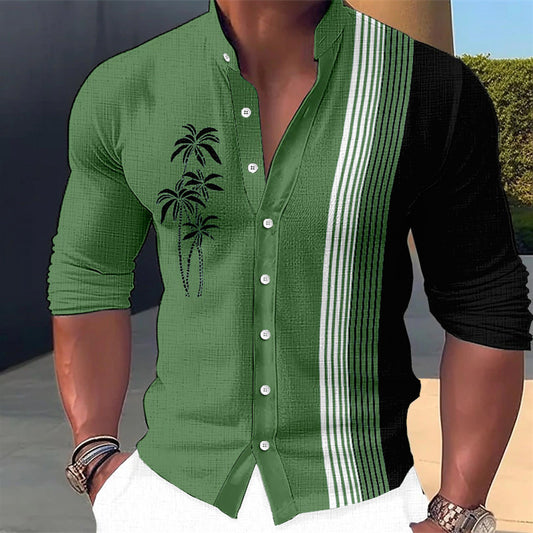 【S-6XL】Camisa de hombre de algodón puro