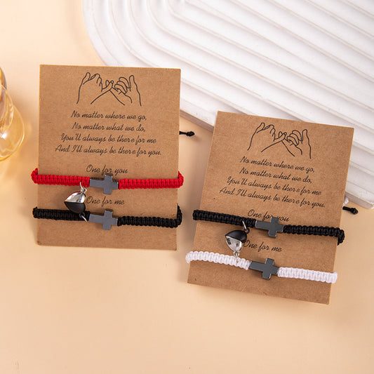 💕Compra uno y llévate otro gratis💕Pulsera inspiradora, pulsera de protección y bendición de la cruz de Jesús
