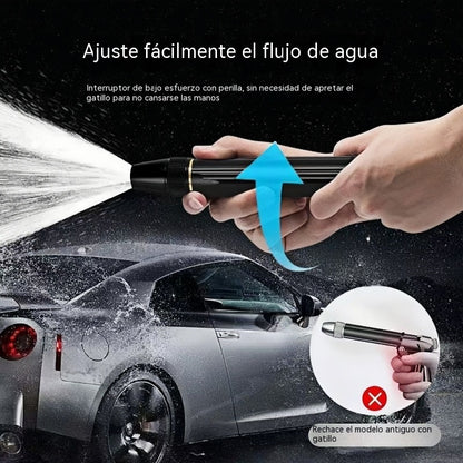 🚿 🔥¡Último día de la oferta especial! 🔥💧 Pistola de agua a alta presión: para lavar coches, jardinería, 10 veces más presión, múltiples funciones ⚡4293559