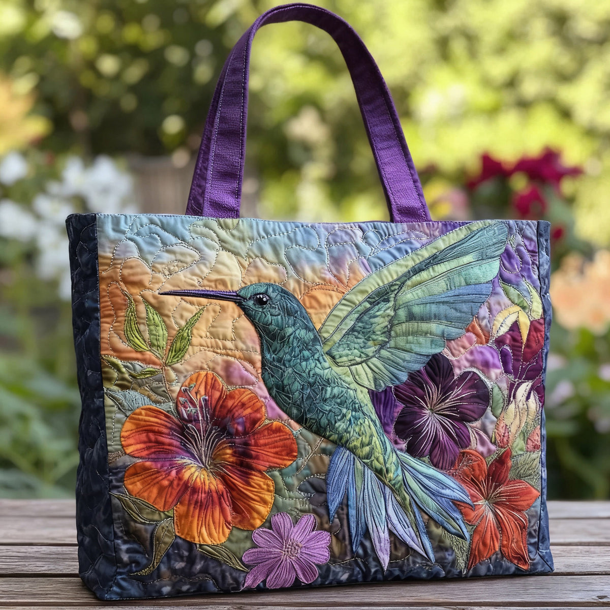 🔥👜 Bolso con estampado floral (43 cm de ancho, 40 cm de alto)