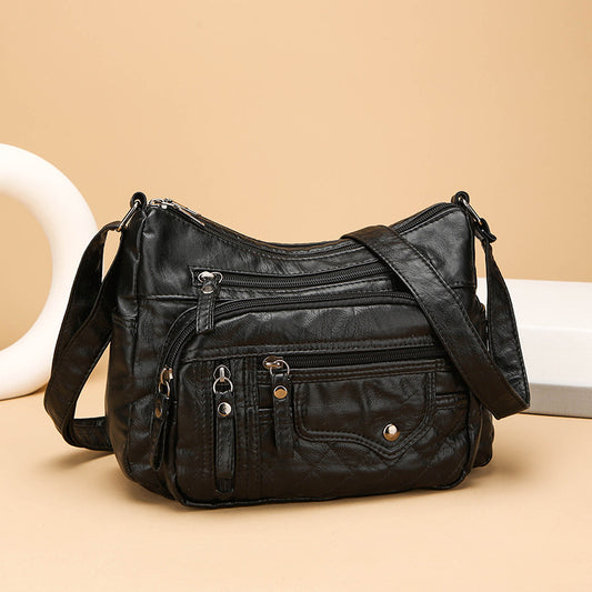 💥👜2025 új, nagy kapacitású puha bőr válltáska/crossbody táska
