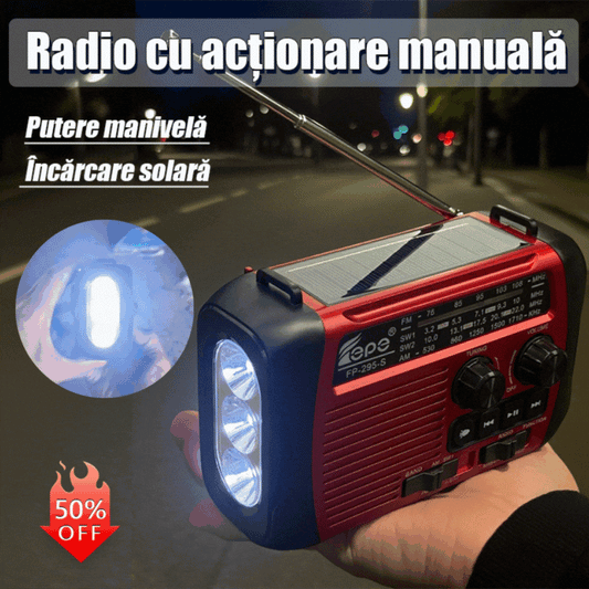 🏕️Přenosná multifunkční AM rádiová svítilna