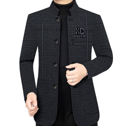 ✨¡50% de descuento! ✨Abrigo de invierno para hombre, con corte 3D, grueso y resistente al viento, imprescindible para el frío. ❄️✨【40-90 kg】