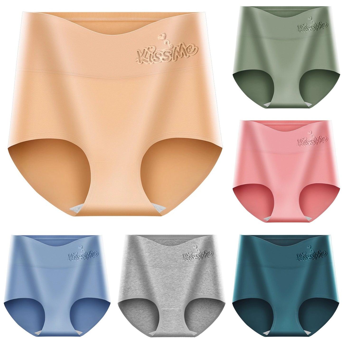 💖Utolsó nap 50% kedvezmény - 【6 darabos készlet】Magas derekú fenékemelő kiváló minőségű pamutból✨️ (45-105 kg)