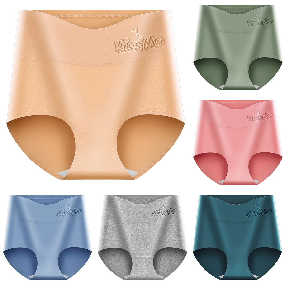 💖Utolsó nap 50% kedvezmény - 【6 darabos készlet】Magas derekú fenékemelő kiváló minőségű pamutból✨️ (45-105 kg)