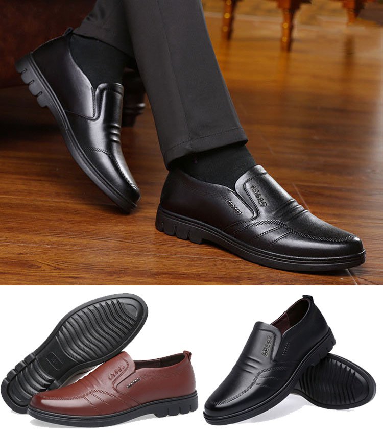 👞【🔥【39-44】Zapatos de negocios de cuero genuino para hombres_4235435