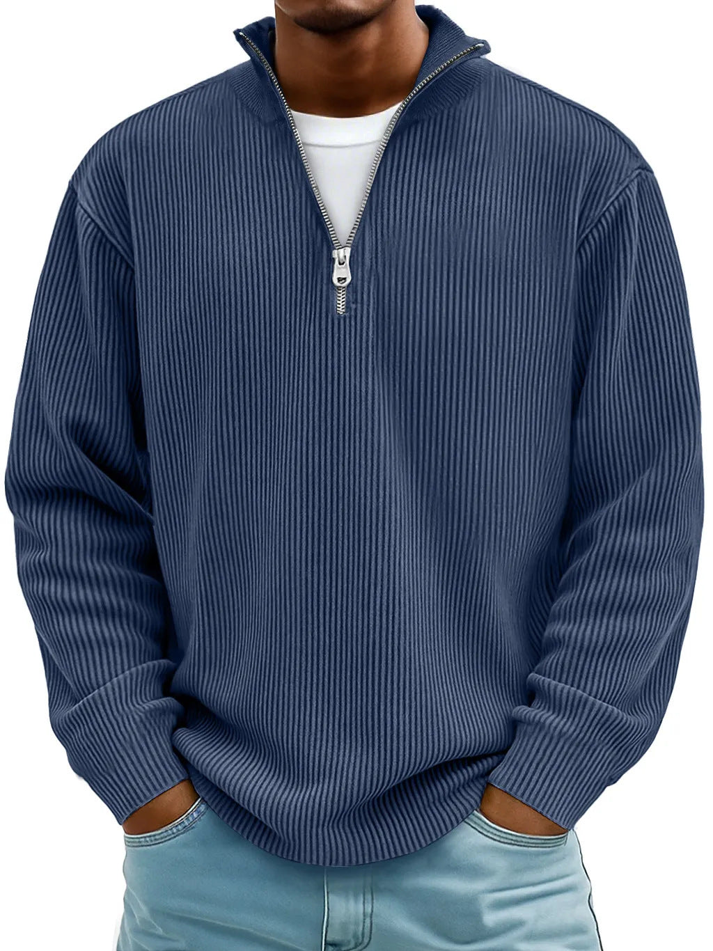 🔥【S-5XL】Nueva sudadera de hombre con cuello alto, otoño/invierno 2026_4216023