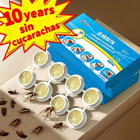 💥【5 cajas con 40 cápsulas】 Parche de cebo de gel fuerte para matar cucarachas